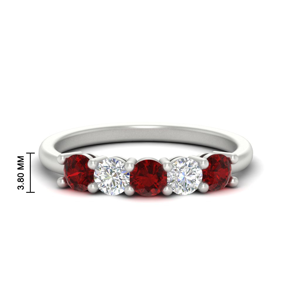 5-stone-round-cut-1-carat-diamond-and-ruby-wedding-band-in-white-gold-FDENS141ROBGRUDR-1.00CT-NL-WG-HW