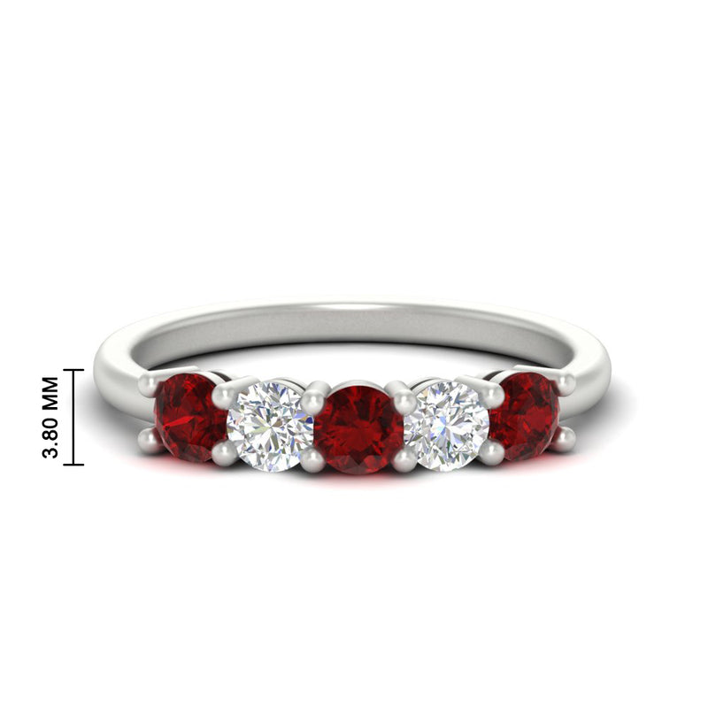 5-stone-round-cut-1-carat-diamond-and-ruby-wedding-band-in-white-gold-FDENS141ROBGRUDR-1.00CT-NL-WG-HW