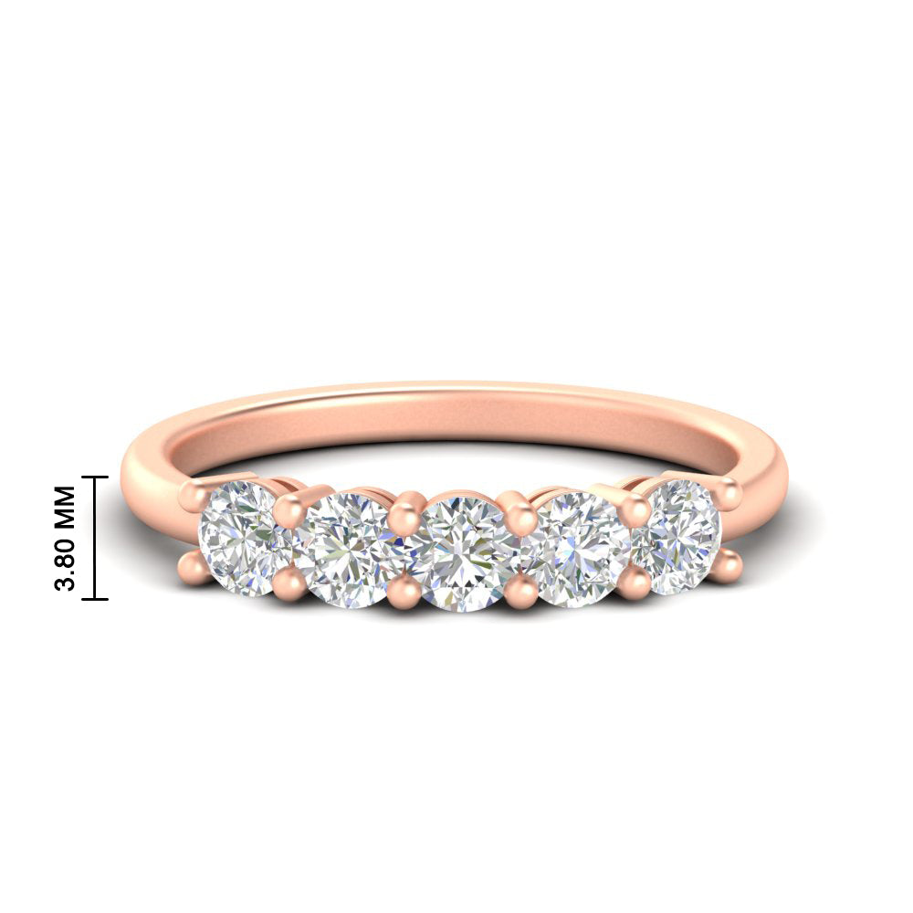 5-stone-round-cut-1-carat-diamond-wedding-band-in-rose-gold-FDENS141ROB-1.00CT-NL-RG-HW
