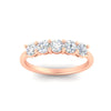 Load image into Gallery viewer, 5-stone-round-cut-1-carat-diamond-wedding-band-in-rose-gold-FDENS141ROBANGLE5-1.00CT-NL-RG