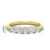 Load image into Gallery viewer, 5-stone-round-cut-1-carat-diamond-wedding-band-in-yellow-gold-FDENS141ROB-1.00CT-NL-YG-HW