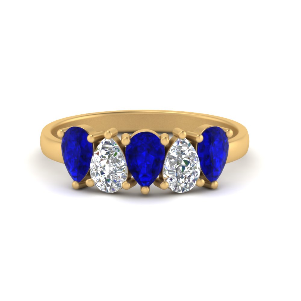 5-stone-wedding-band-blue-sapphire-teardrop-1.50-carat-yellow-gold-FD8294B-0.30CTGSABLANGLE3-NL-YG