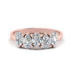 Load image into Gallery viewer, 5-stone-wedding-band-diamond-teardrop-1.50-carat-rose-gold-FD8294B-0.30CTANGLE3-NL-RG
