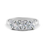Load image into Gallery viewer, 5-stone-wedding-band-diamond-teardrop-1.50-carat-white-gold-FD8294B-0.30CTANGLE3-NL-WG
