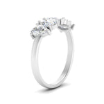 Load image into Gallery viewer, 5-stone-wedding-band-diamond-teardrop-1.50-carat-white-gold-FD8294B-0.30CTANGLE3-NL-WG
