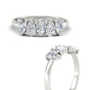 Load image into Gallery viewer, 5-stone-wedding-band-diamond-teardrop-one-carat-in-white-gold-fdwb8008peangle3-1.00ct-nl-wg.jpg