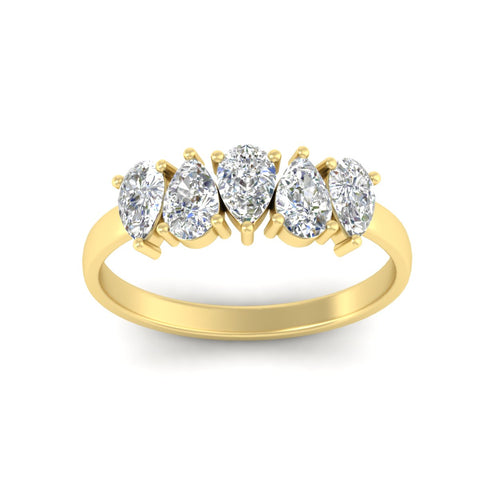 5-stone-wedding-band-diamond-teardrop-one-carat-in-yellow-gold-fdwb8008peangle5-1.00ct-nl-yg.jpg