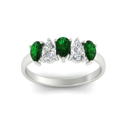 5-stone-wedding-band-emerald-teardrop-one-carat-in-white-gold-fdwb8008pegemgrangle5-1.00ct-nl-wg.jpg