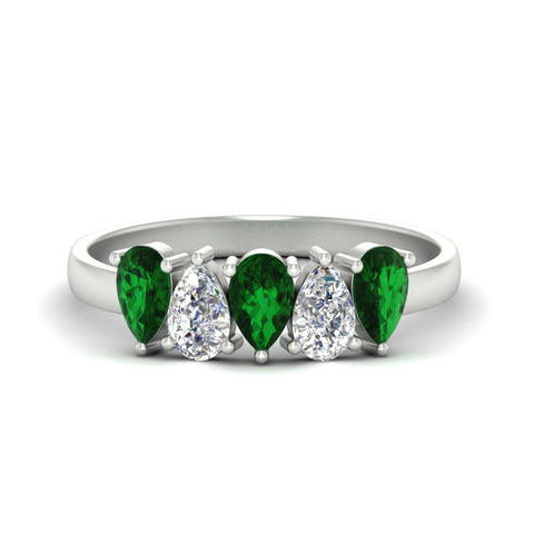 5-stone-wedding-band-emerald-teardrop-one-carat-in-white-gold-fdwb8008pegemgrsleep-1.00ct-nl-wg.jpg