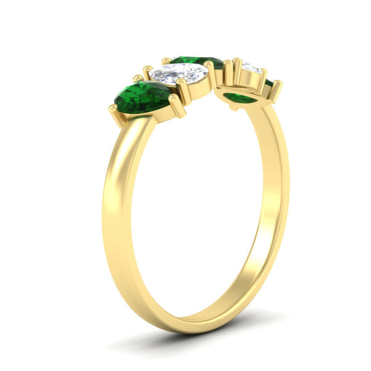 5-stone-wedding-band-emerald-teardrop-one-carat-in-yellow-gold-fdwb8008pegemgrangle2-1.00ct-nl-yg.jpg
