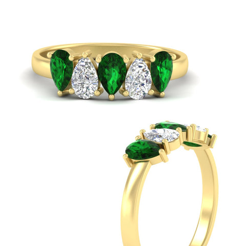 5-stone-wedding-band-emerald-teardrop-one-carat-in-yellow-gold-fdwb8008pegemgrangle3-1.00ct-nl-yg.jpg