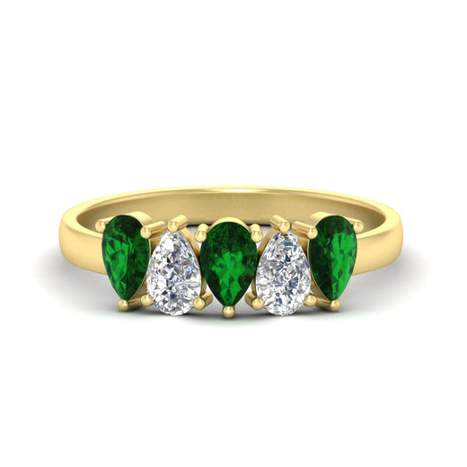5-stone-wedding-band-emerald-teardrop-one-carat-in-yellow-gold-fdwb8008pegemgrsleep-1.00ct-nl-yg.jpg