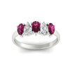Load image into Gallery viewer, 5-stone-wedding-band-pink-sapphire-teardrop-one-carat-in-white-gold-fdwb8008pegsadrpiangle5-1.00ct-nl-wg.jpg