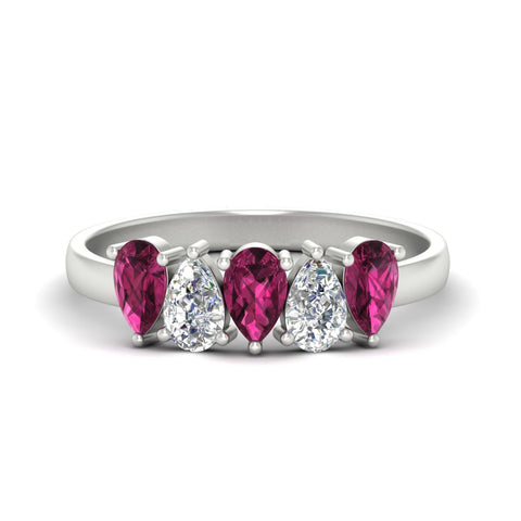 5-stone-wedding-band-pink-sapphire-teardrop-one-carat-in-white-gold-fdwb8008pegsadrpisleep-1.00ct-nl-wg.jpg