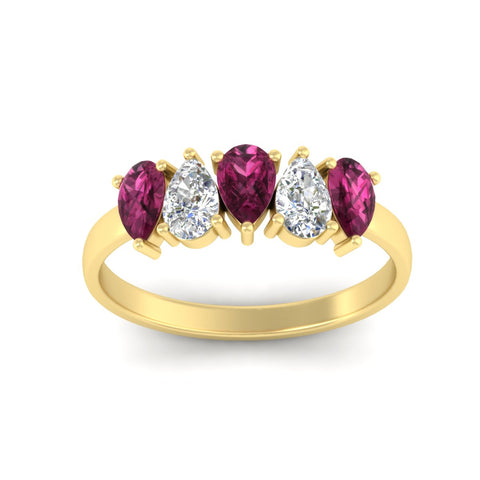 5-stone-wedding-band-pink-sapphire-teardrop-one-carat-in-yellow-gold-fdwb8008pegsadrpiangle5-1.00ct-nl-yg.jpg