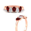 Load image into Gallery viewer, 5-stone-wedding-band-ruby-teardrop-one-carat-in-rose-gold-fdwb8008pegrudrangle3-1.00ct-nl-rg.jpg