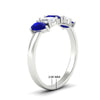 Load image into Gallery viewer, 5-stone-wedding-band-sapphire-teardrop-one-carat-in-white-gold-fdwb8008pegsablangle2-1.00ct-nl-wg-hw.jpg