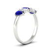 Load image into Gallery viewer, 5-stone-wedding-band-sapphire-teardrop-one-carat-in-white-gold-fdwb8008pegsablangle2-1.00ct-nl-wg.jpg