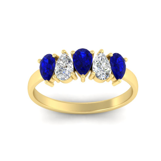 5-stone-wedding-band-sapphire-teardrop-one-carat-in-yellow-gold-fdwb8008pegsablangle5-1.00ct-nl-yg.jpg
