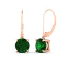 Load image into Gallery viewer, 5.00-ct-round-cut-emerald-leverback-dangle-earrings-in-rose-gold-fdear11236rogemgrangle1-5.00ct-nl-rg.jpg?v=1768373585