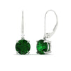 Load image into Gallery viewer, 5.00-ct-round-cut-emerald-leverback-dangle-earrings-in-white-gold-fdear11236rogemgrangle1-5.00ct-nl-wg.jpg?v=1768373584