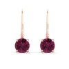 Load image into Gallery viewer, 5.00-ct-round-cut-pink-sapphire-leverback-dangle-earrings-in-rose-gold-fdear11236rogsadrpiangle2-5.00ct-nl-rg.jpg?v=1768373585