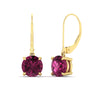 Load image into Gallery viewer, 5.00-ct-round-cut-pink-sapphire-leverback-dangle-earrings-in-yellow-gold-fdear11236rogsadrpiangle1-5.00ct-nl-yg.jpg?v=1768373585