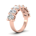 Load image into Gallery viewer, 5.00-ct-seven-stone-diamond-wedding-band-in-rose-gold-FD8008OVBANGLE2-5.00CT-NL-RG.jpg?v=1763628833
