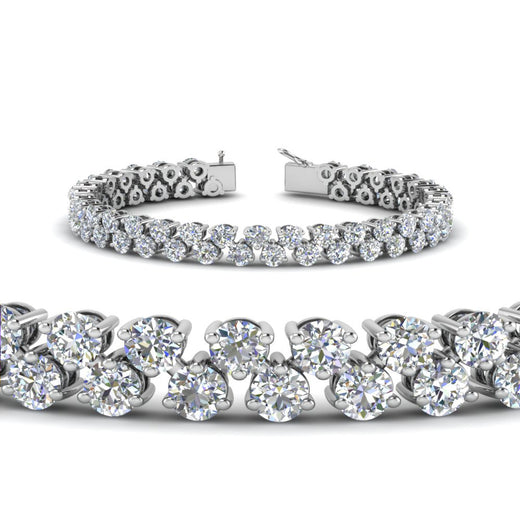 Stunning Two Row Tennis Bracelet