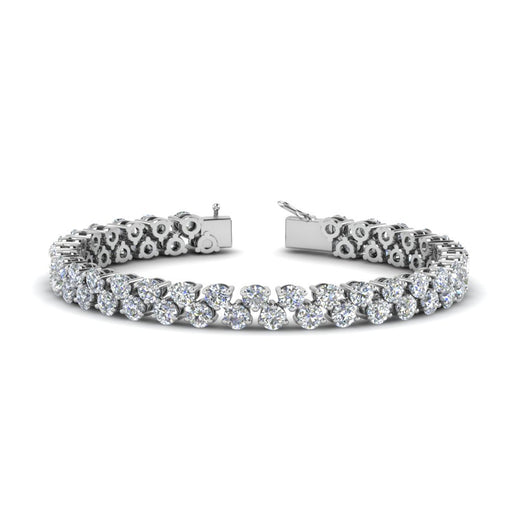 Stunning Two Row Tennis Bracelet