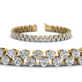 Thumbnail 57 - Stunning Two Row Tennis Bracelet