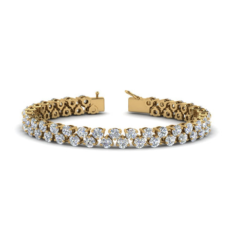 Stunning Two Row Tennis Bracelet