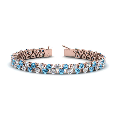 Stunning Two Row Tennis Bracelet