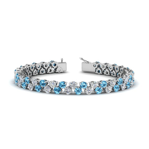 Stunning Two Row Tennis Bracelet