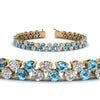 Load image into Gallery viewer, Stunning Two Row Tennis Bracelet