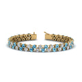 Thumbnail 77 - Stunning Two Row Tennis Bracelet
