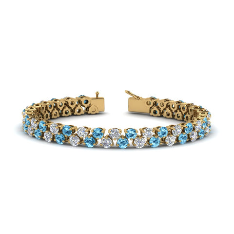Stunning Two Row Tennis Bracelet