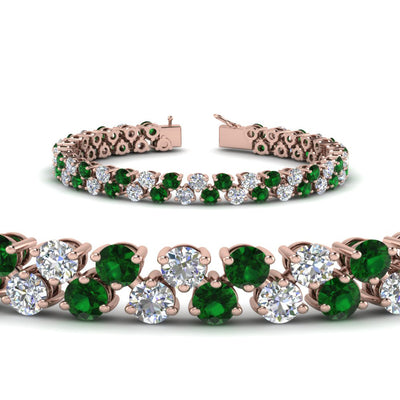 Stunning Two Row Tennis Bracelet