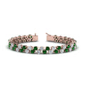 Thumbnail 19 - Stunning Two Row Tennis Bracelet