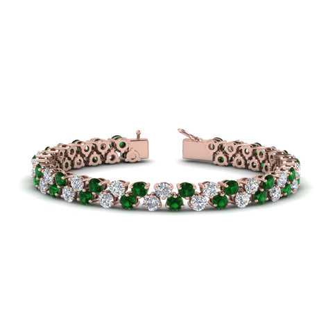 Stunning Two Row Tennis Bracelet