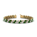 Thumbnail 71 - Stunning Two Row Tennis Bracelet