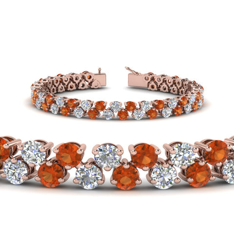 Stunning Two Row Tennis Bracelet