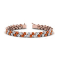 Thumbnail 16 - Stunning Two Row Tennis Bracelet