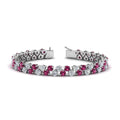 Thumbnail 40 - Stunning Two Row Tennis Bracelet