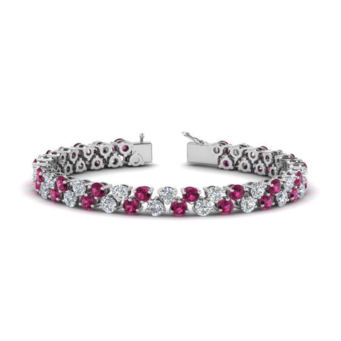 Stunning Two Row Tennis Bracelet