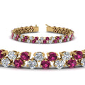Thumbnail 64 - Stunning Two Row Tennis Bracelet
