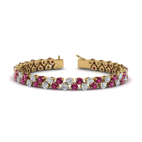 Stunning Two Row Tennis Bracelet
