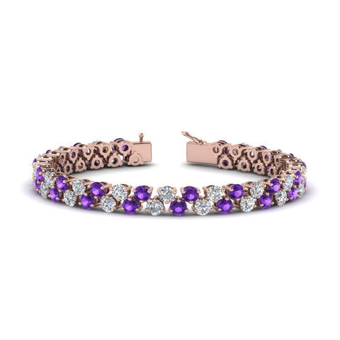 Stunning Two Row Tennis Bracelet