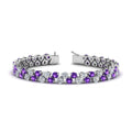 Thumbnail 55 - Stunning Two Row Tennis Bracelet