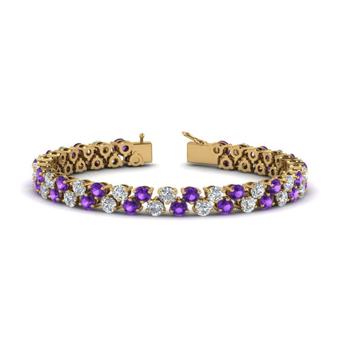 Stunning Two Row Tennis Bracelet